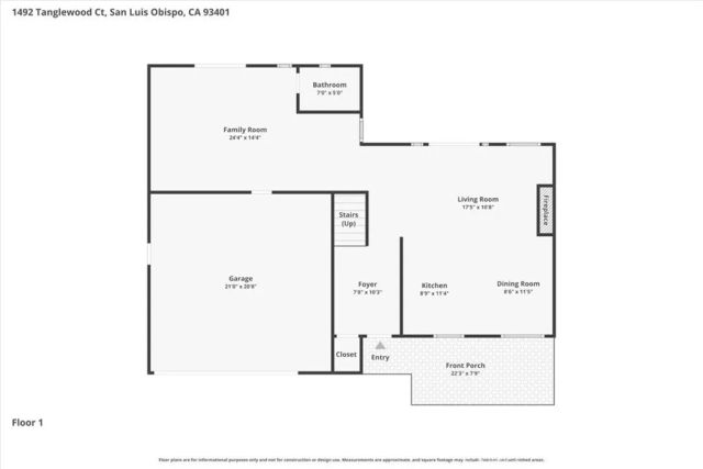 1492 Tanglewood Court, San Luis Obispo, CA 93401