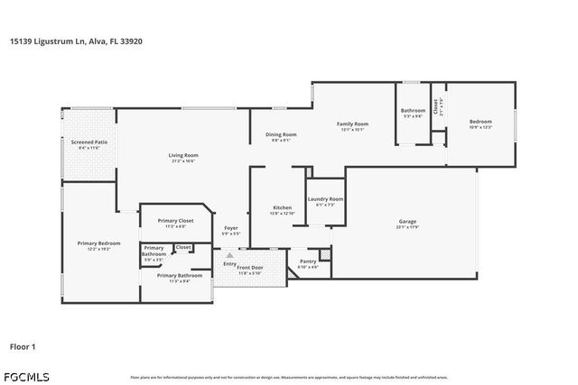 15139 Ligustrum LN, Alva, FL 33920