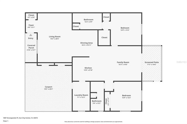 1007 STRAWPOCKET PLACE, Sun City Center, FL 33573