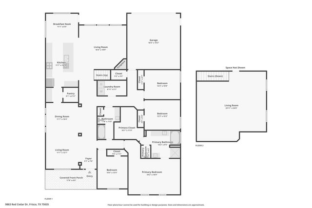 9863 Red Cedar Drive, Frisco, TX 75035