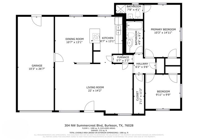 304 NW Summercrest Boulevard, Burleson, TX 76028