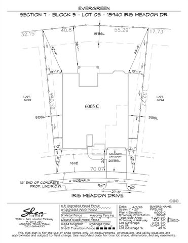 15940 Iris Meadow Drive, Conroe, TX 77302