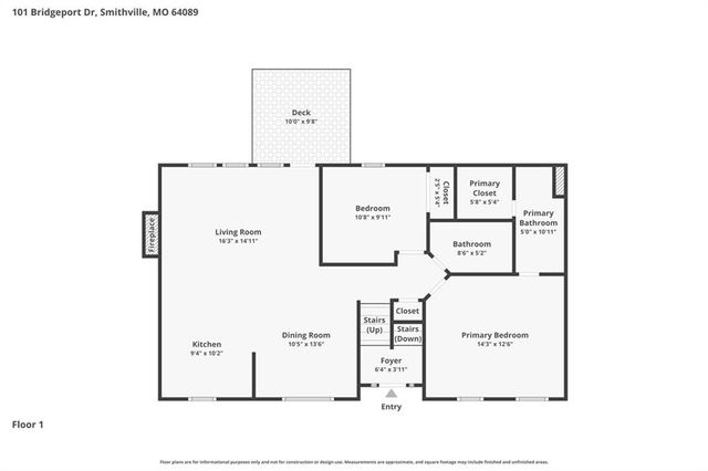 101 Bridgeport Drive, Smithville, MO 64089