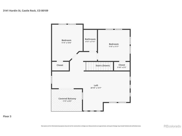 3141 Hardin St, Castle Rock, CO 80109