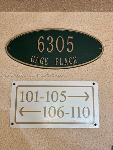 6305 Gage Pl 309A, Miami Lakes, FL 33014
