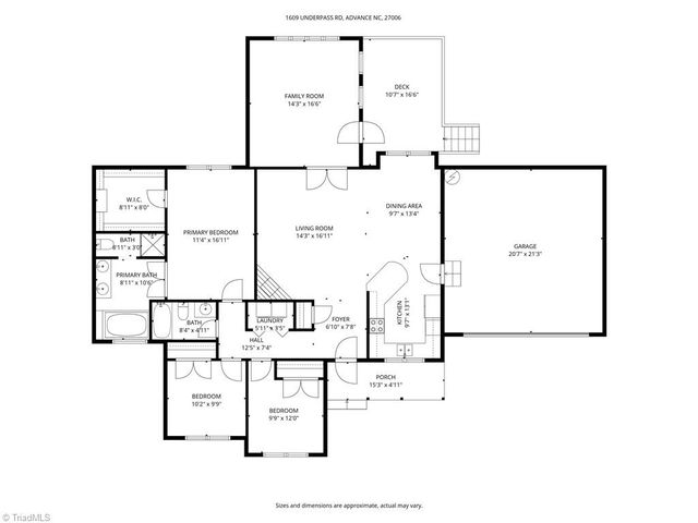 1609 Underpass Road, Advance, NC 27006