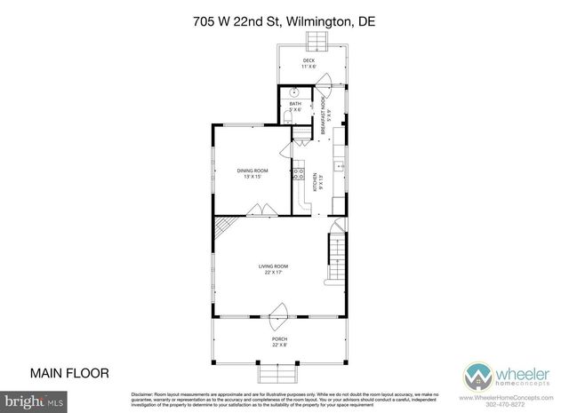 705 W 22ND ST, Wilmington, DE 19802