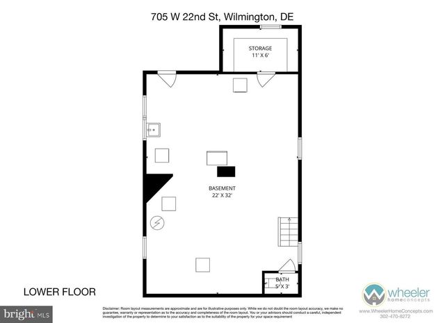 705 W 22ND ST, Wilmington, DE 19802