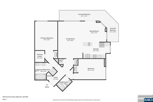 200 Grand Cove Way 2D, Edgewater, NJ 07020