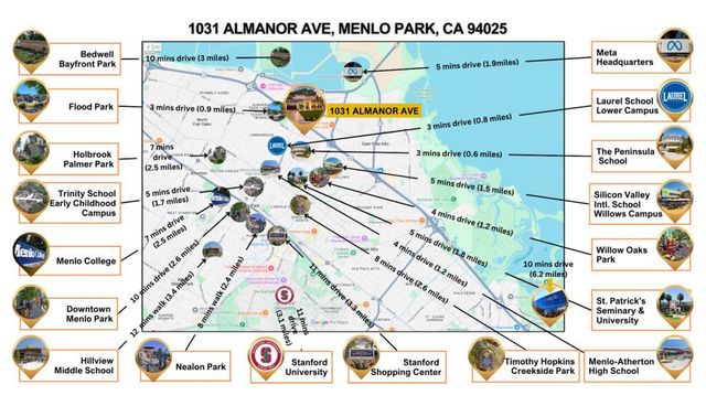 1031 Almanor Avenue, Menlo Park, CA 94025