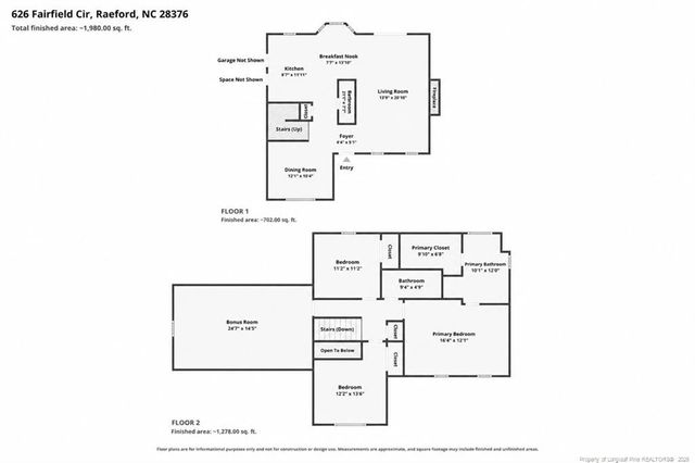 626 Fairfield Circle, Raeford, NC 28376