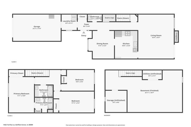 1462 FAIRFAX Lane, Buffalo Grove, IL 60089