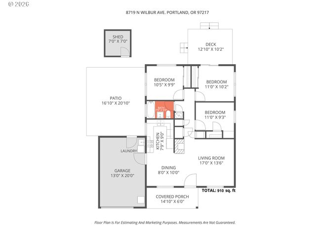 8719 N WILBUR Ave, Portland, OR 97217