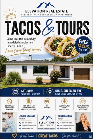 515 E SHERMAN AVE, Salt Lake City, UT 84105