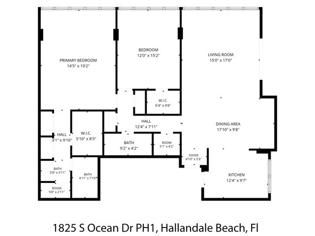 1825 S Ocean Drive PH 1, Hallandale Beach, FL 33009