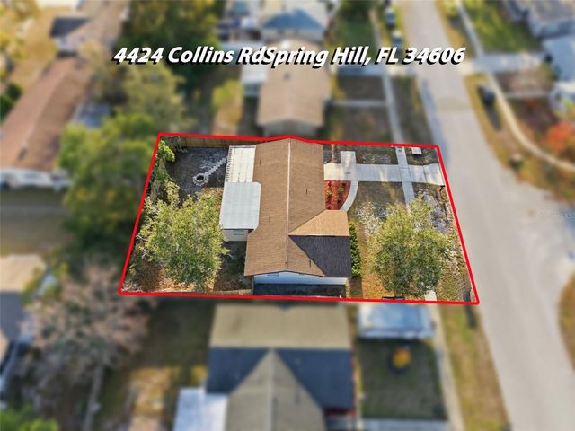 4424 COLLINS ROAD, Spring Hill, FL 34606