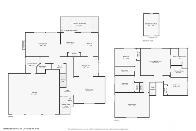 7512 93rd Avenue Ct SW, Lakewood, WA 98498
