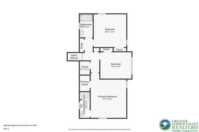 2649 Nottingham Road, Bethlehem City, PA 18017