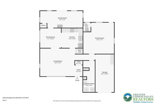 2649 Nottingham Road, Bethlehem City, PA 18017