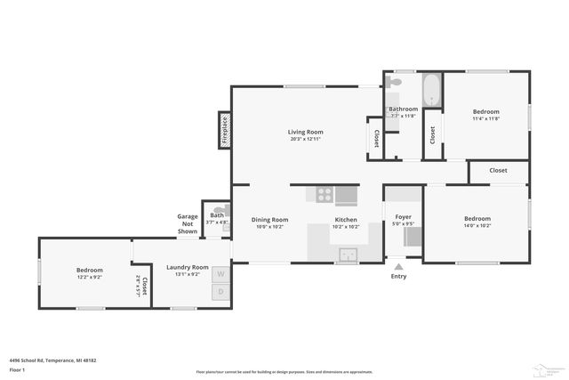 4496 School Road, Temperance, MI 48182