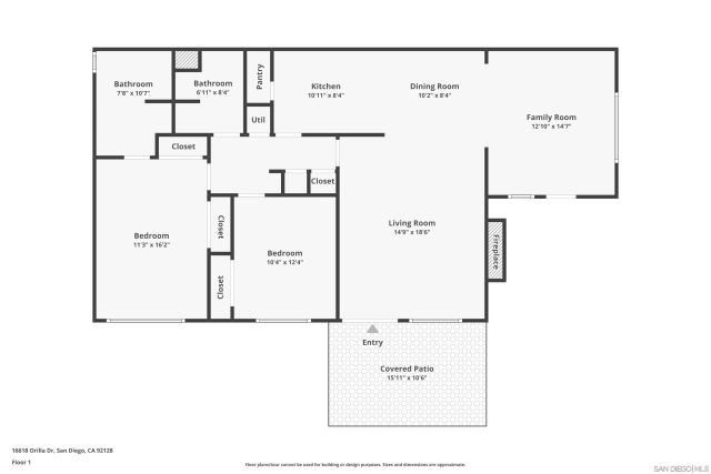 16618 Orilla Dr, San Diego, CA 92128