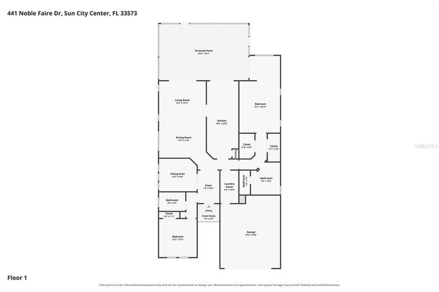 441 NOBLE FAIRE DRIVE, Sun City Center, FL 33573