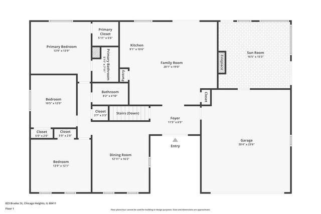 823 Bradoc Street, Chicago Heights, IL 60411