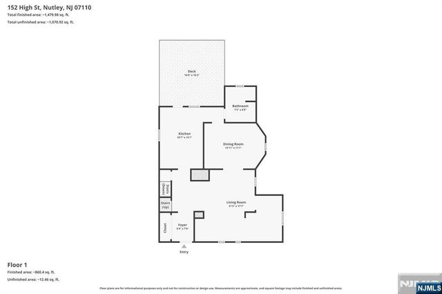 152 High Street, Nutley, NJ 07110