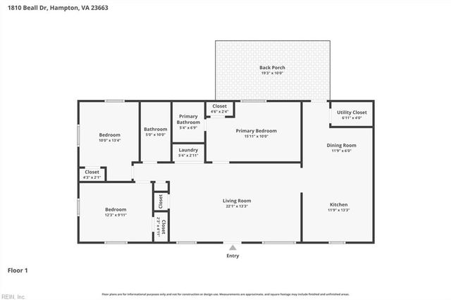 1810 Beall DR, Hampton, VA 23663