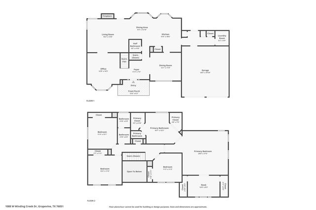 1088 W Winding Creek Drive, Grapevine, TX 76051
