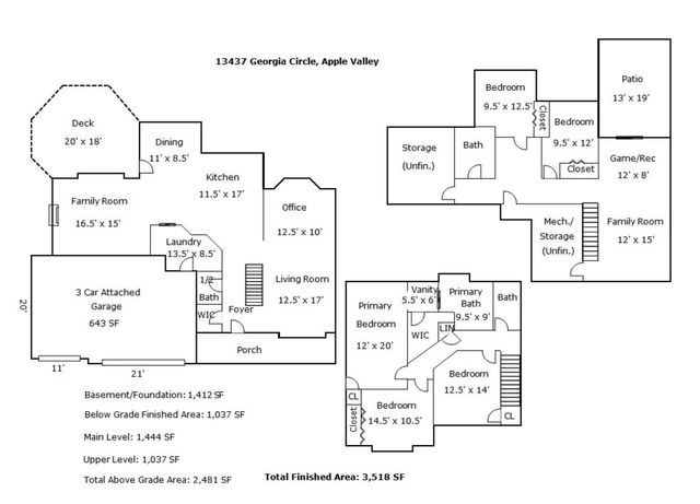 13437 Georgia Circle, Apple Valley, MN 55124