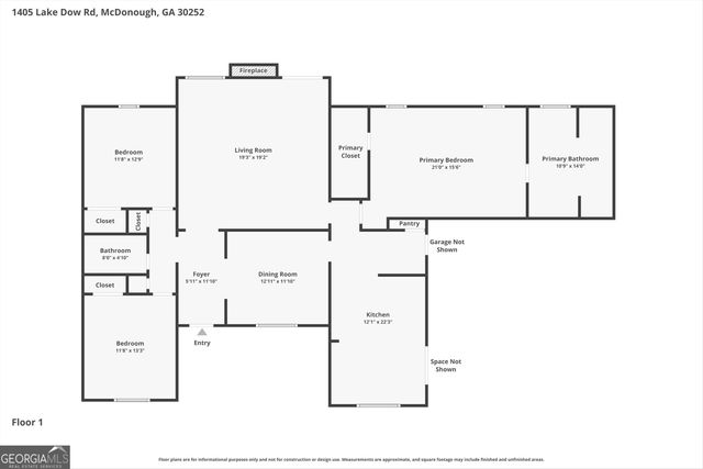 1405 Lake Dow Road, Mcdonough, GA 30252