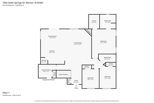 1202 Cedar Springs Dr, Marion, IA 52302