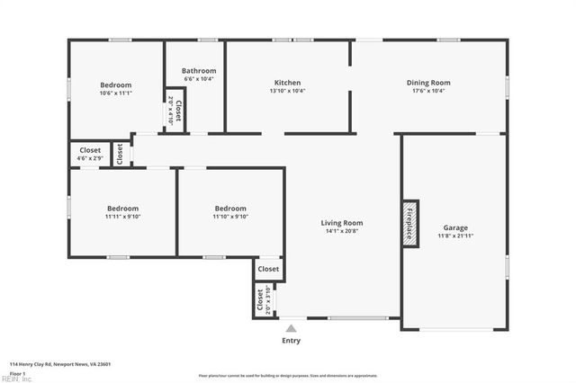 114 Henry Clay RD, Newport News, VA 23601