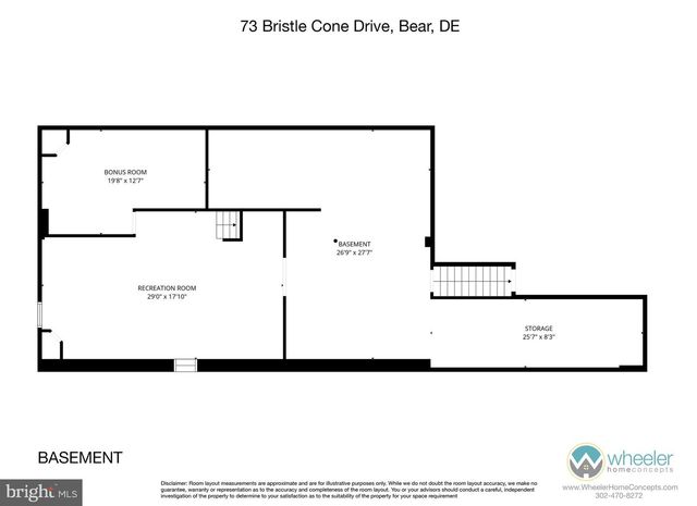 73 BRISTLE CONE DR, Bear, DE 19701