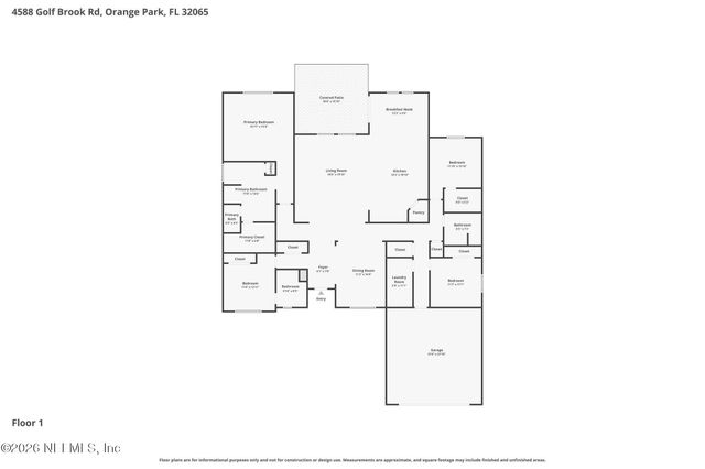 4588 GOLF BROOK Road, Orange Park, FL 32065