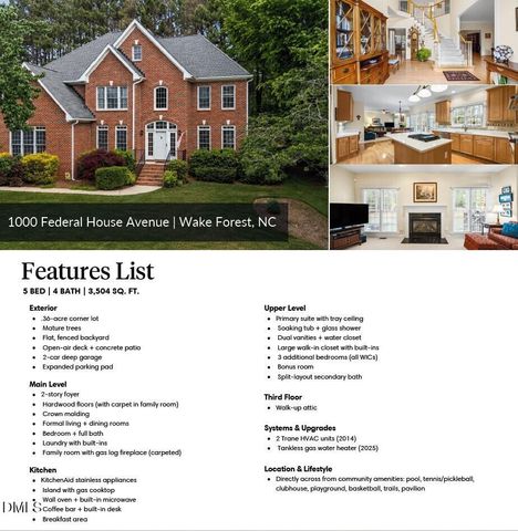 1000 Federal House Avenue, Wake Forest, NC 27587