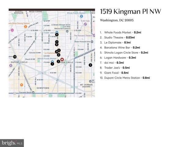 1519 KINGMAN PL NW, Washington, DC 20005