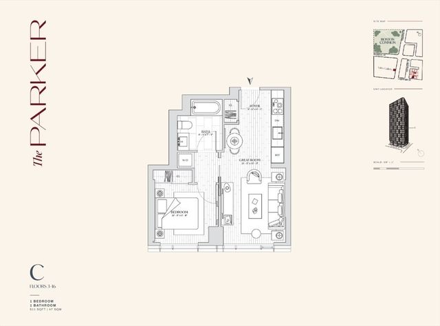 55 Lagrange St 1603, Boston, MA 02116