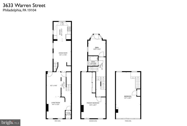 3633 WARREN ST, Philadelphia, PA 19104