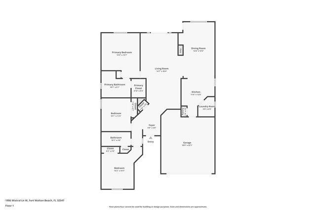 1906 W Mistral Lane, Fort Walton Beach, FL 32547