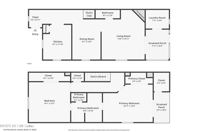 144 POINSETTIA Street, Atlantic Beach, FL 32233