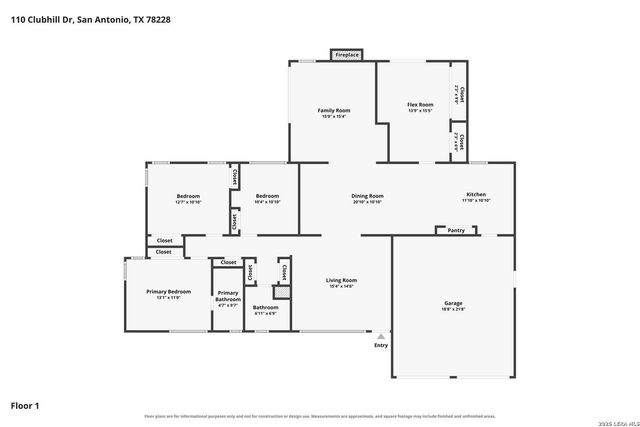 110 CLUBHILL DR, San Antonio, TX 78228
