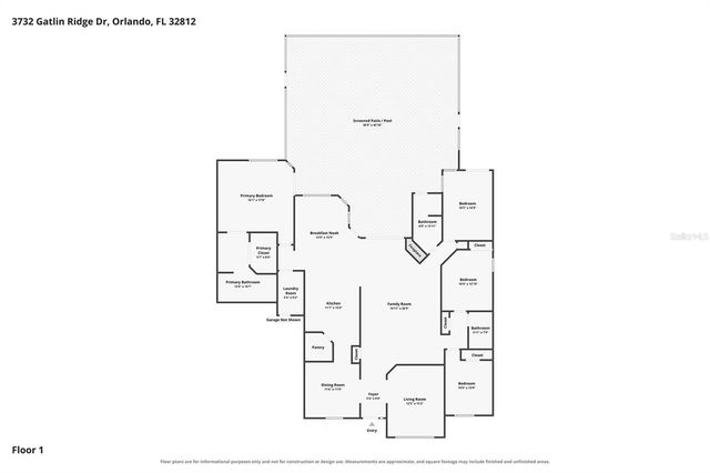 3732 GATLIN RIDGE DRIVE, Orlando, FL 32812