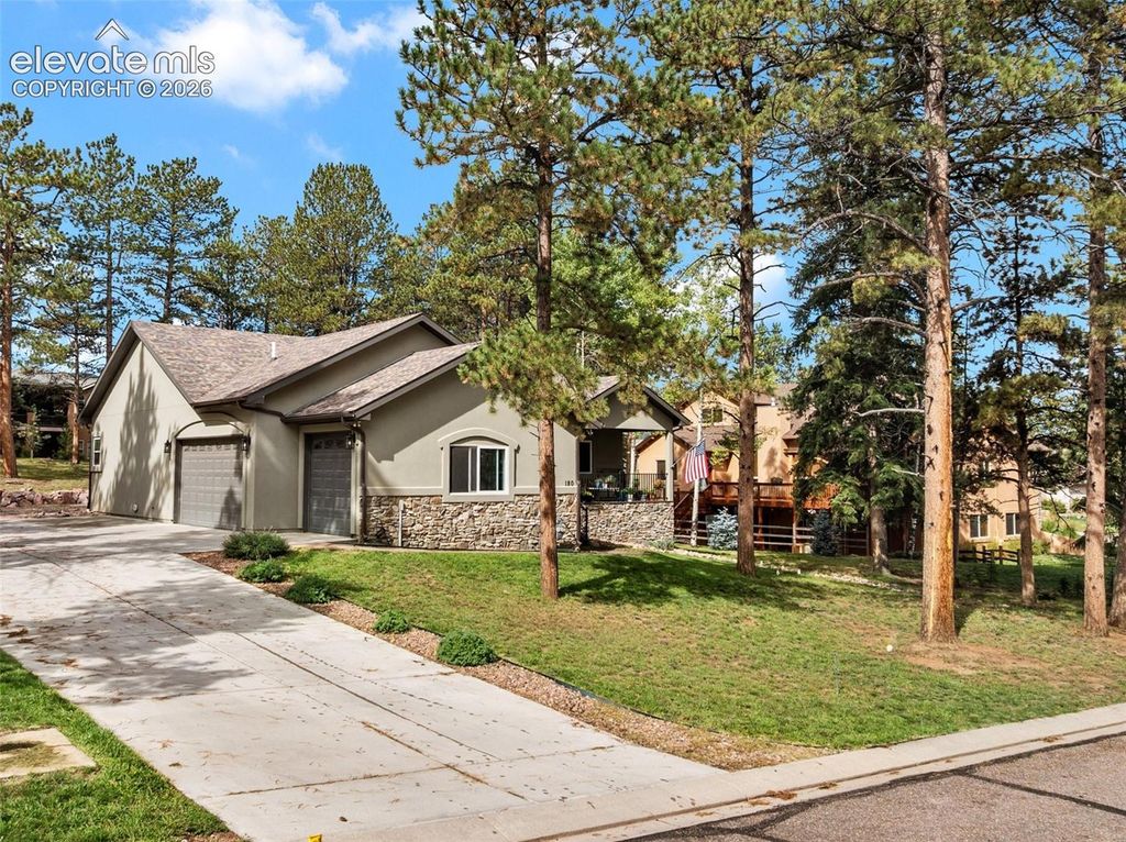 180 Wildrose Court, Woodland Park, CO 80863 — exterior