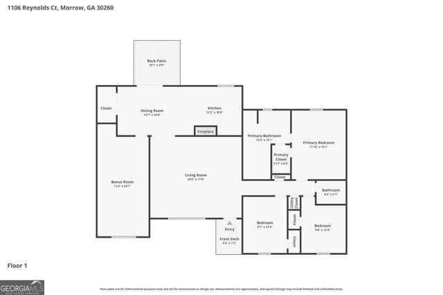 1106 Reynolds Court, Morrow, GA 30260