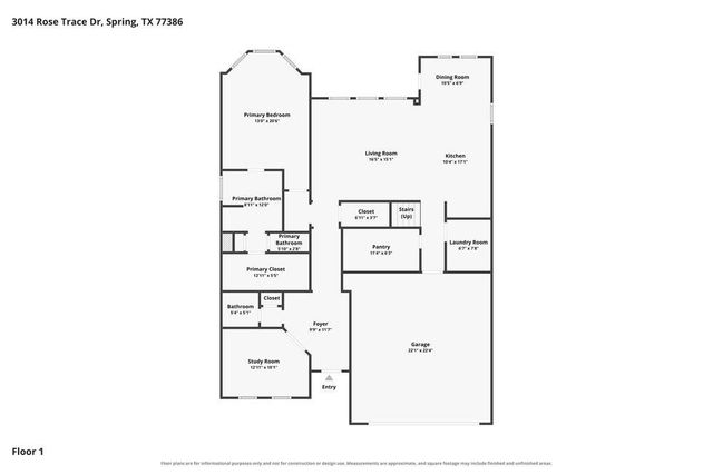 3014 Rose Trace Drive, Spring, TX 77386