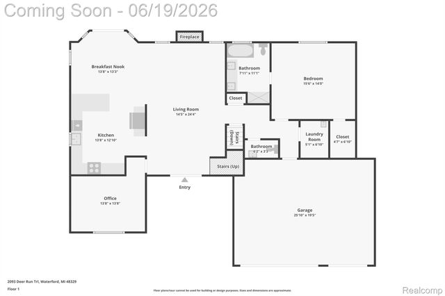 2093 Deer Run Trail, Waterford Charter Township, MI 48329