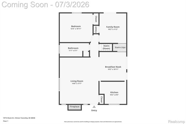19714 Rosin Drive, Clinton Charter Township, MI 48038