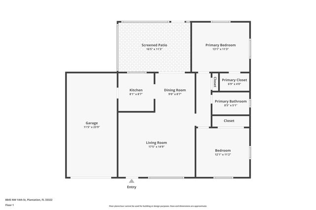8845 NW 14th Street, Plantation, FL 33322